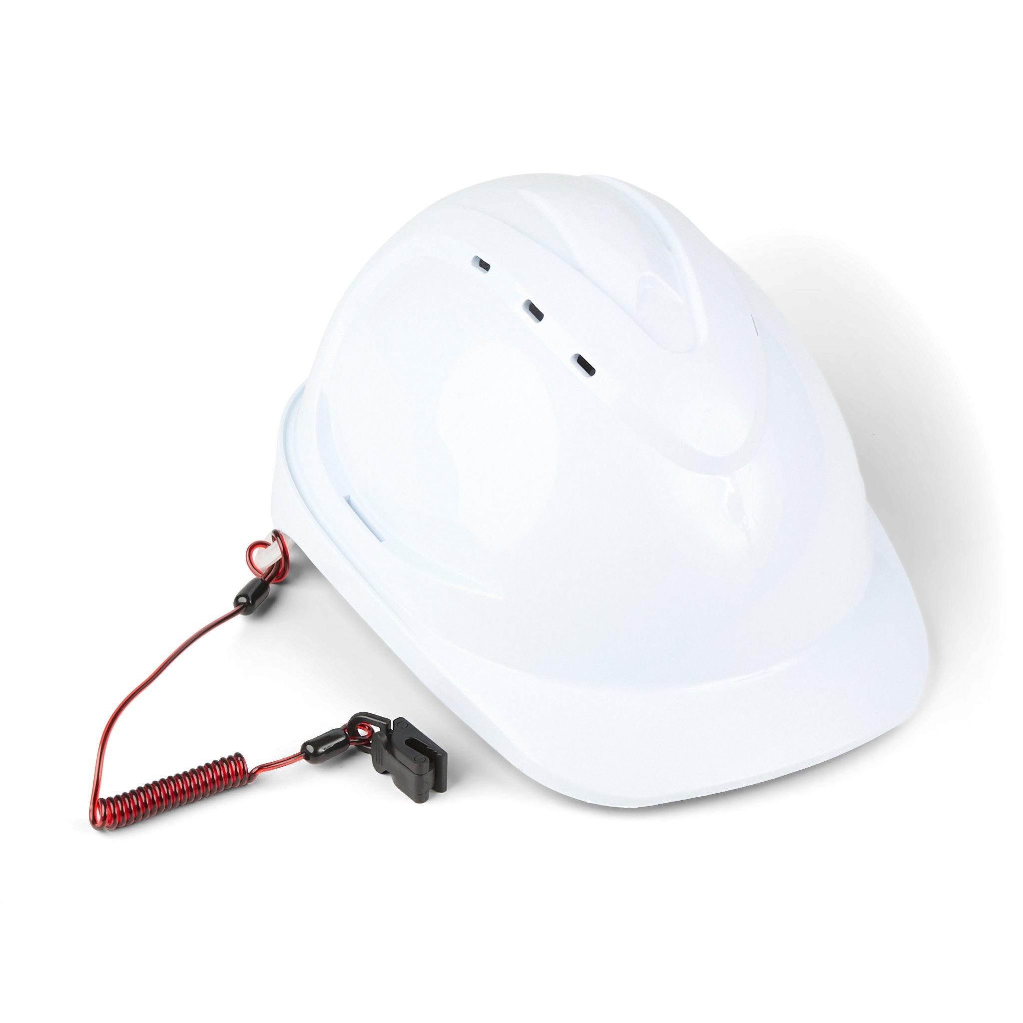 Coil Hard Hat Tether (Non-Conductive) - GRIPPS Global Coil Hard Hat Tether (Non-Conductive) - GRIPPS Global