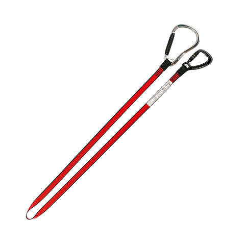 Webbing Tether Heavy-Duty Dual-Action Carabiner - 36.3kg / 80lb Webbing Tether Heavy-Duty Dual-Action Carabiner - 36.3kg / 80lb