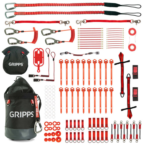 60-Tool Tether Kit With Bull Bag And Bolt-Safe Pouch 60-Tool Tether Kit With Bull Bag And Bolt-Safe Pouch