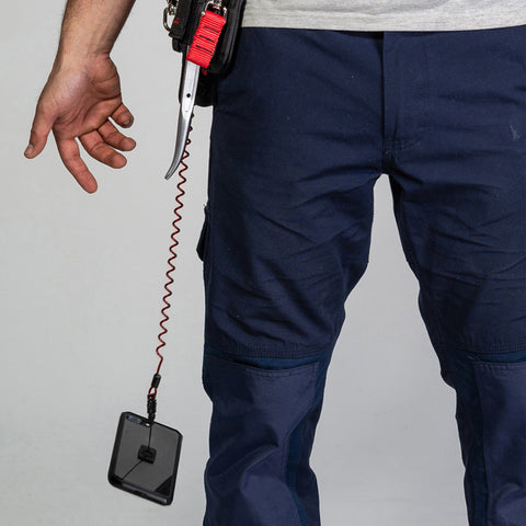 Coil E-Tether With Poly Clamp & E-Catch (Non-Conductive) - 0.5kg / 1.1lb