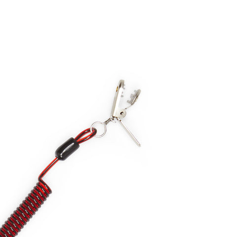 Coil E-Tether With Steel Clamp - 0.5kg / 1.1lb