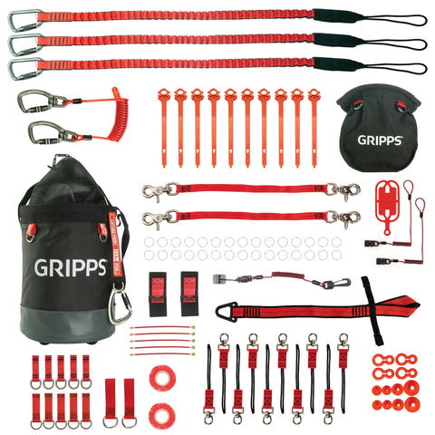 40-Tool Tether Kit with Bull Bag and Bolt-Safe Pouch