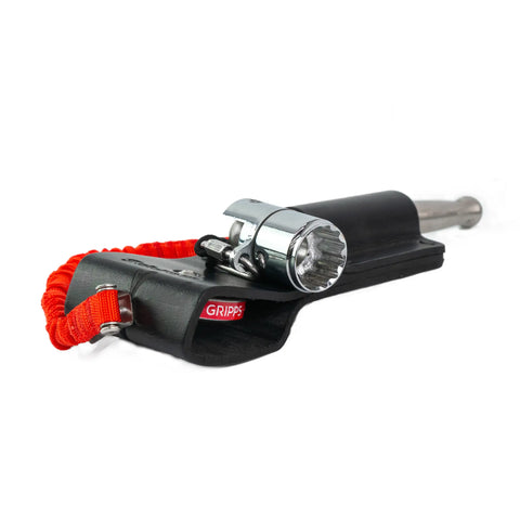 Leather Retractable Scaffold Key Holster