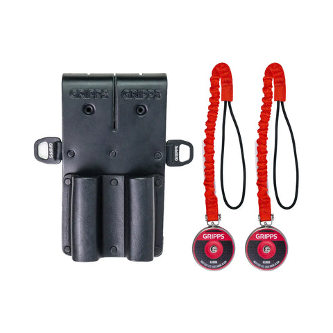 Leather Retractable Dual Loop Holster