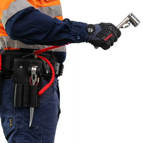 Leather Retractable Dual Loop Holster