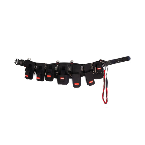 GRIPPS® Scaffolders Belt Kit with 7-Skin Retractable Tether – Front View. A complete drop prevention solution designed for scaffolders.