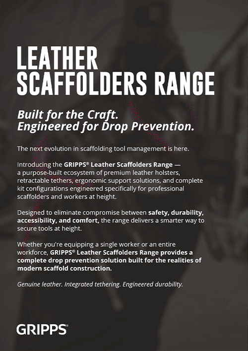 GRIPPS Leather Scaffolders Range Cover